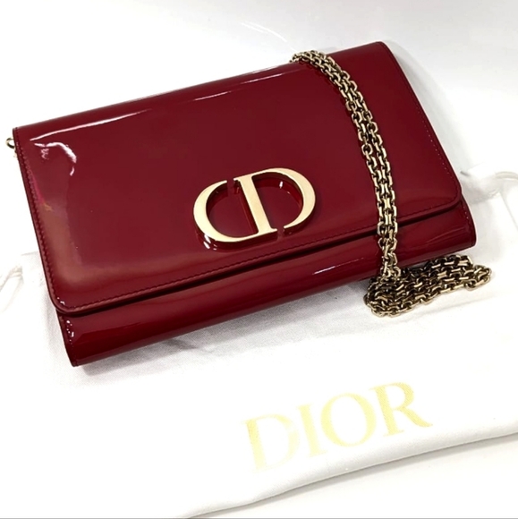 ✨️💎Authentic Christian Dior 30 Montaigne patent leather pouch - Picture 5 of 16